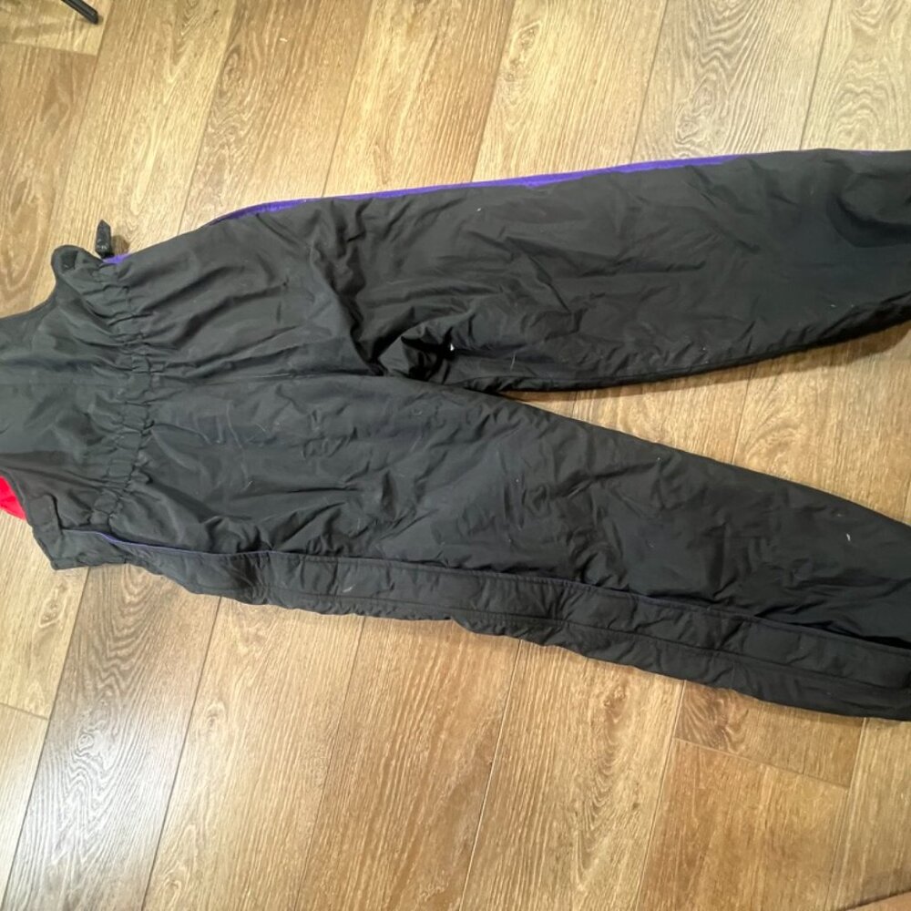 Vintage L. L. Bean Youth Snow Bibs, Zip Sides, Adjustable Straps, Insulated - Picture 12 of 14